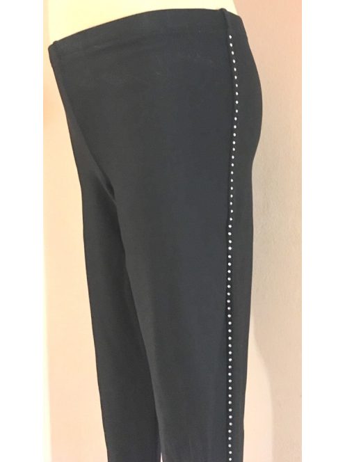 Rhinestones pattern - thin long line on pants / leg