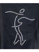 Rhinestones pattern - figure skating girl