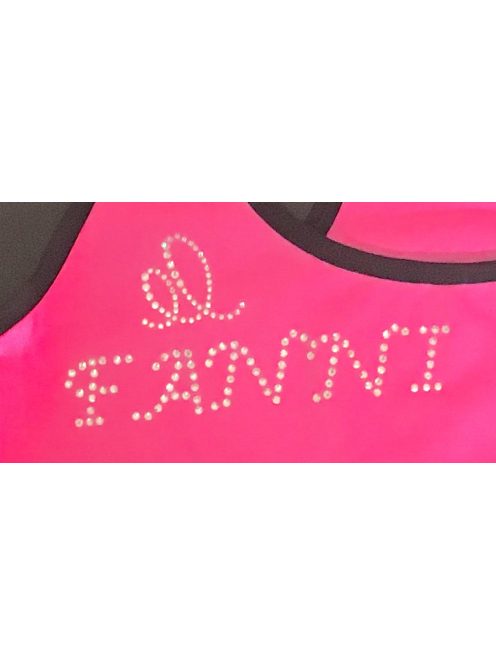 Rhinestones pattern - letter 2.5 cm