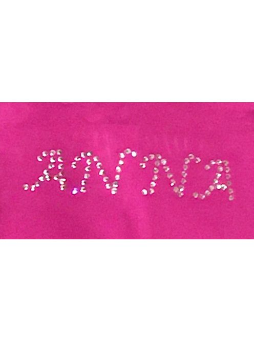 Rhinestones pattern - letter 2.5 cm