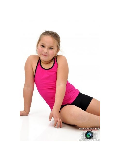 Keresztpántos felső pink