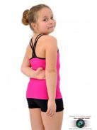 Keresztpántos felső pink