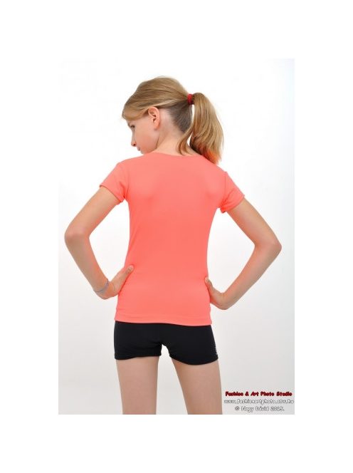 Short sleeves T-shirt neon orange