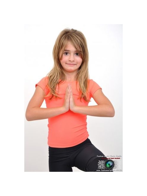 Short sleeves T-shirt neon orange