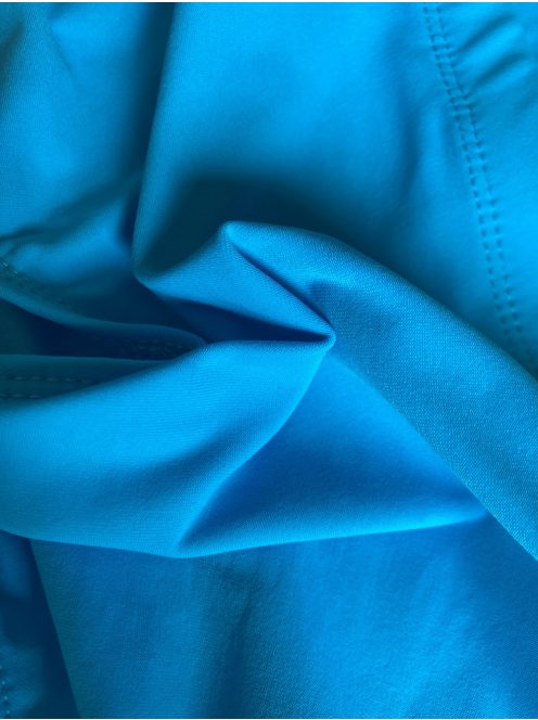 Strasszos póló türkizkék (Labdás ugró spárgázó alak kék labdával)