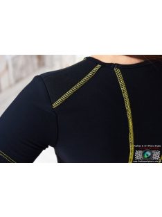 Protektoros póló fekete