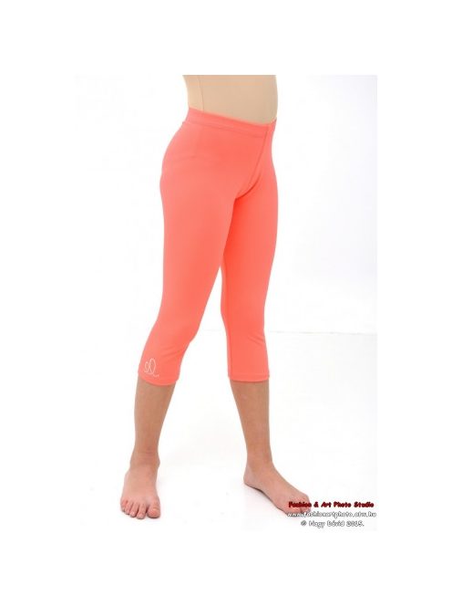 3/4 leggings neon orange