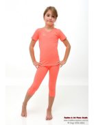 3/4 leggings neon orange