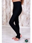 Protektoros magasderekú leggings lyukas sarkú