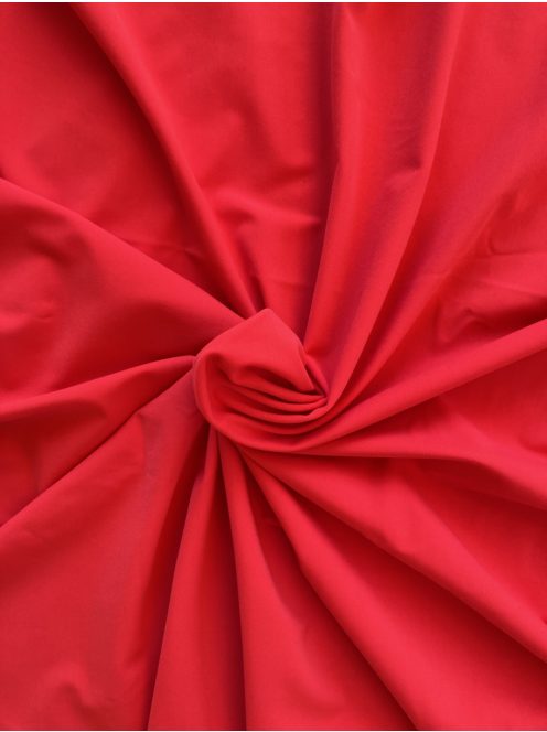 Open heel high waist long pants of fitness fabric red