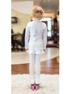 Koris kardigán belül bolyhos fehér