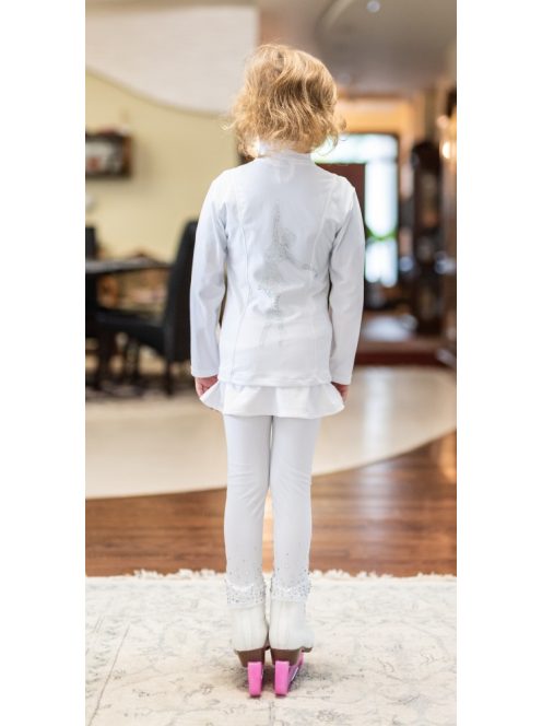 Koris kardigán belül bolyhos fehér