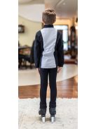 Koris kardigán belül bolyhos fehér