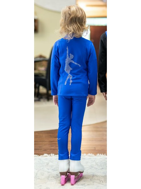 Koris kardigán belül bolyhos királykék