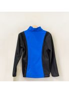 Koris kardigán belül bolyhos királykék