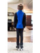 Koris kardigán belül bolyhos királykék