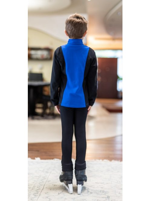 Koris kardigán belül bolyhos királykék