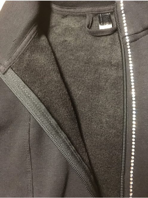 Thick figure skating jacket black