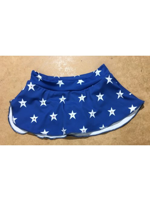 Figure skating skirt with panties stars - size 128