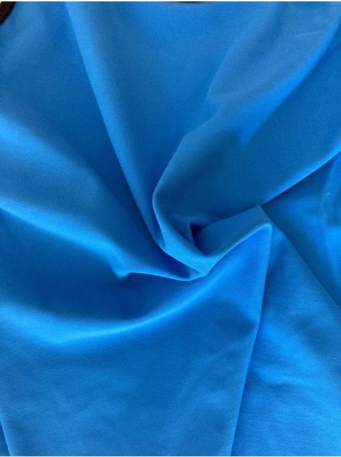 Short sleeves gymnastics leotard turquoise blue
