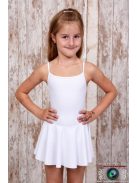 Ballet leotard with skirt white